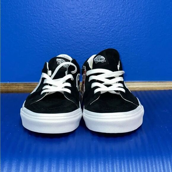 NEW VANS SUEDE CANVAS BLACK / WHITE SHOES 721278 WOMEN’S SIZE 10.5 - Picture 3 of 8